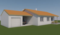 Betz Bau HT  -  Bungalow D Ansicht
